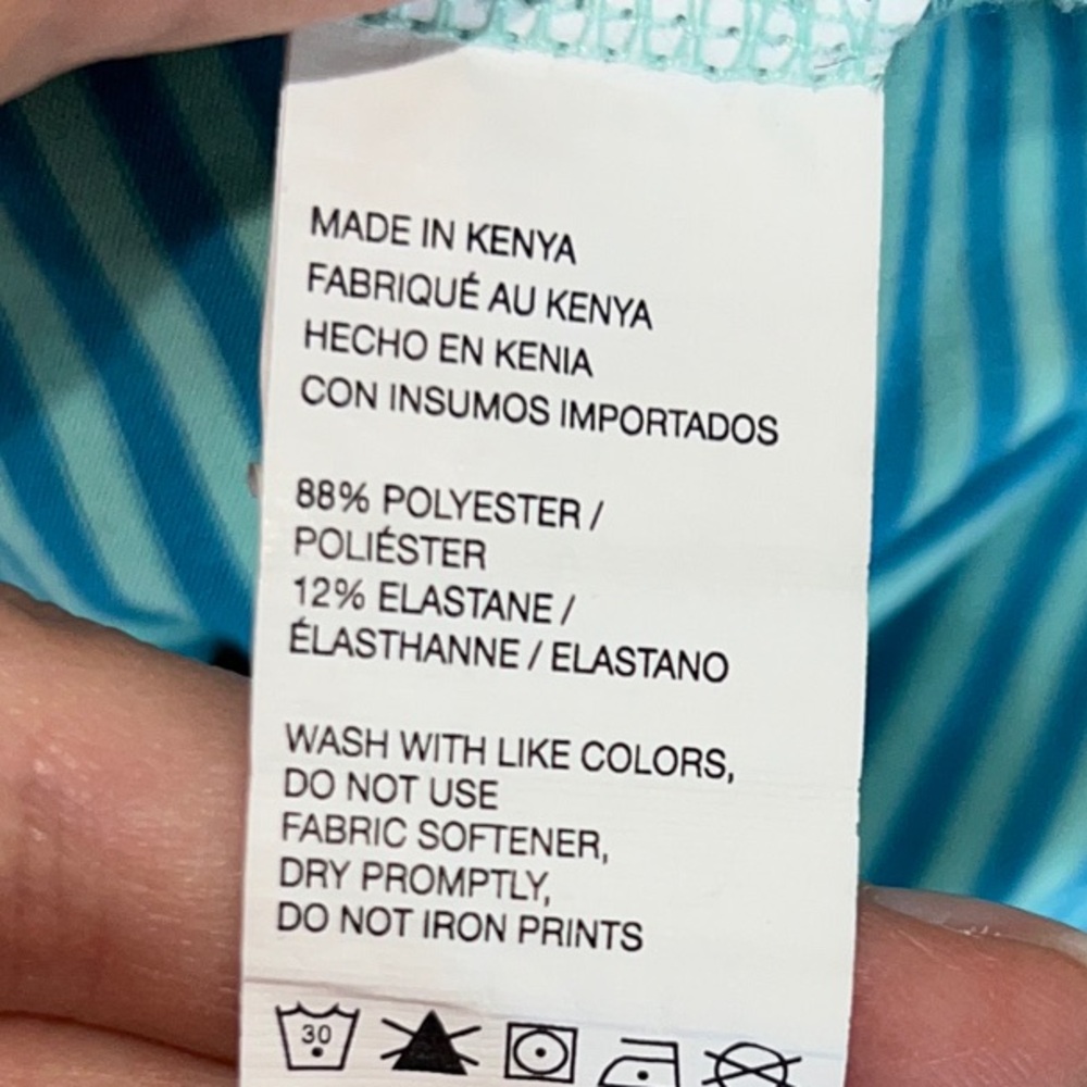 Set of 2 Izod Men’s Polo Shirts - Blue and Pink Striped - Size L - Picture 8 of 8